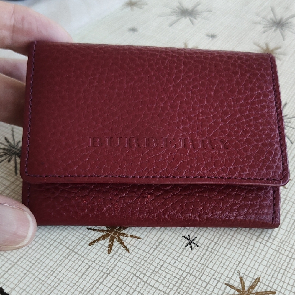 REDUCED Burberry Leather and Nova Check Wallet